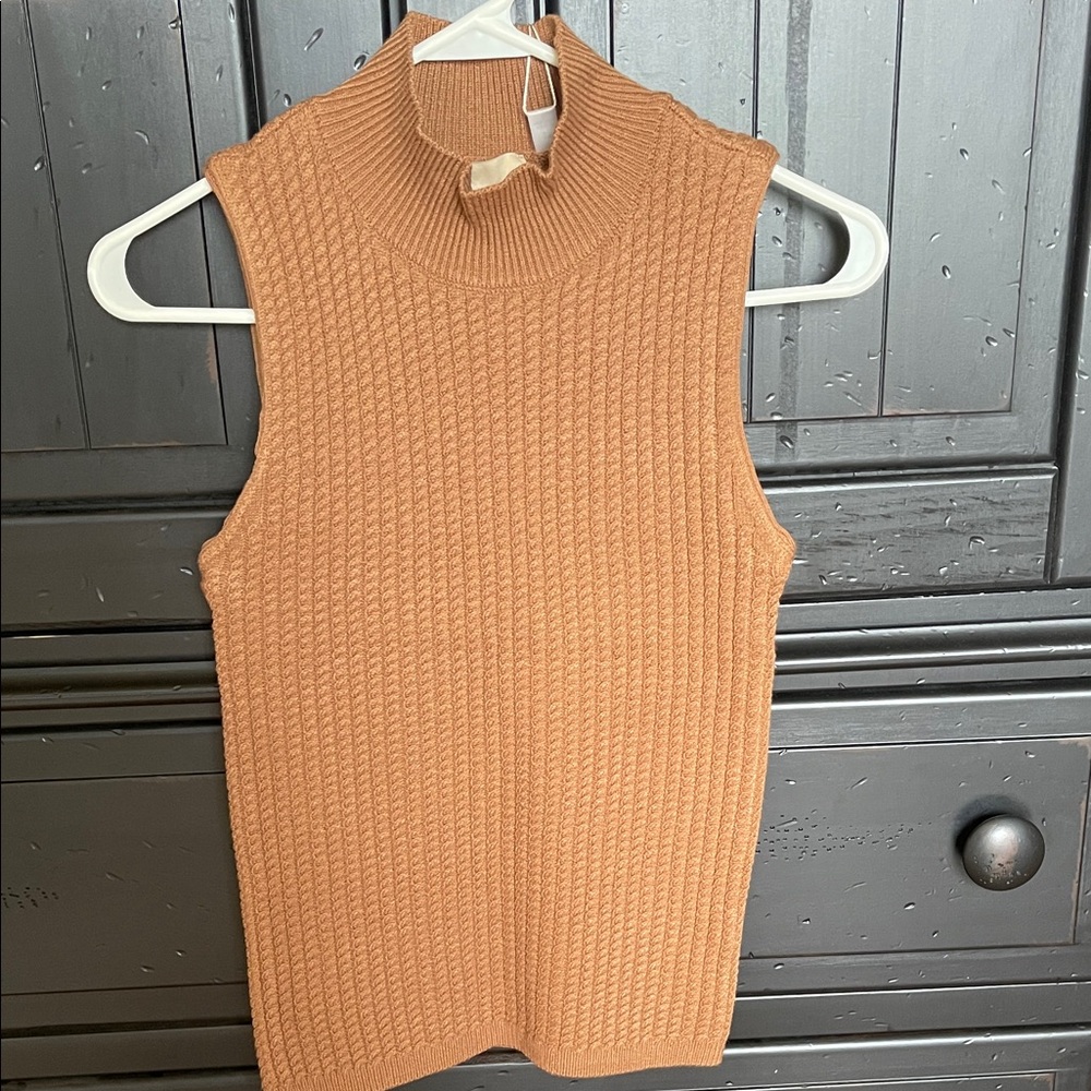 Turtle neck sweater vest size S.  NWT
